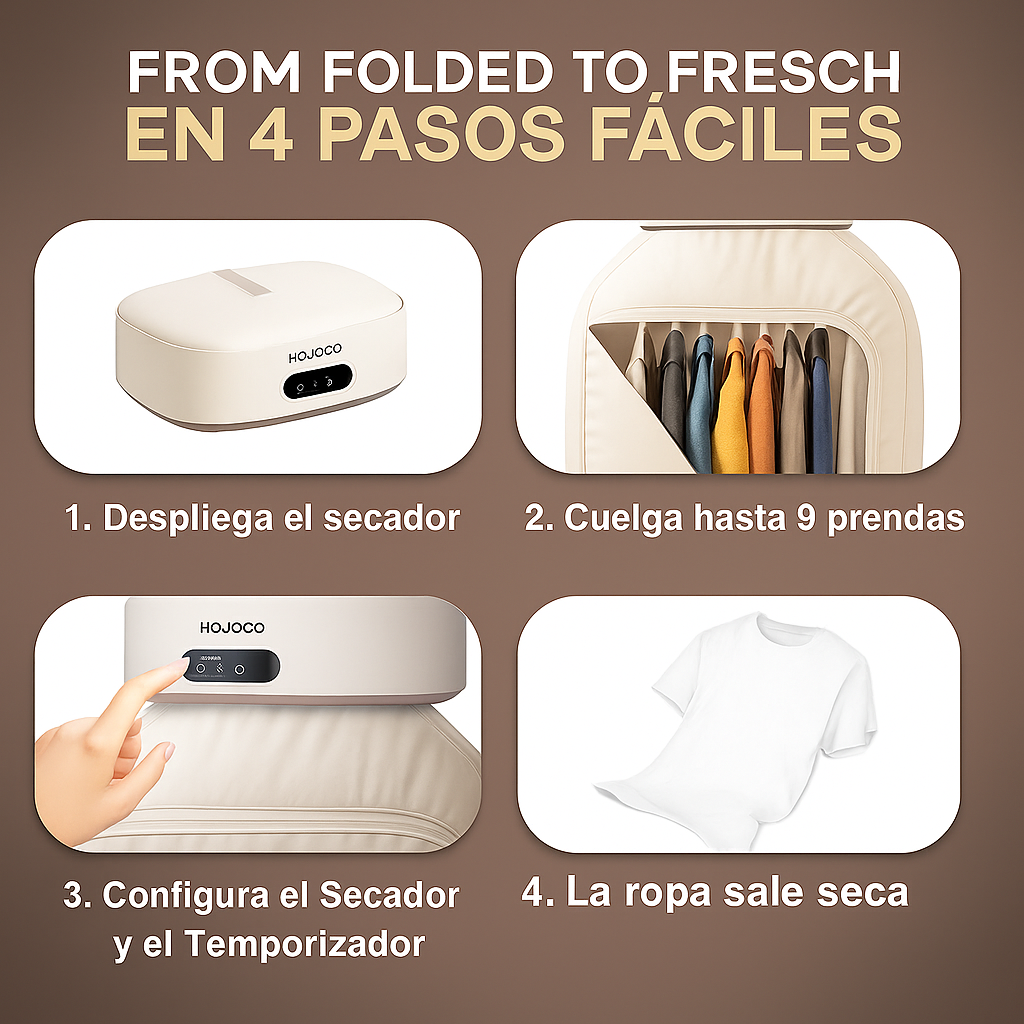 Secador de Ropa Portátil